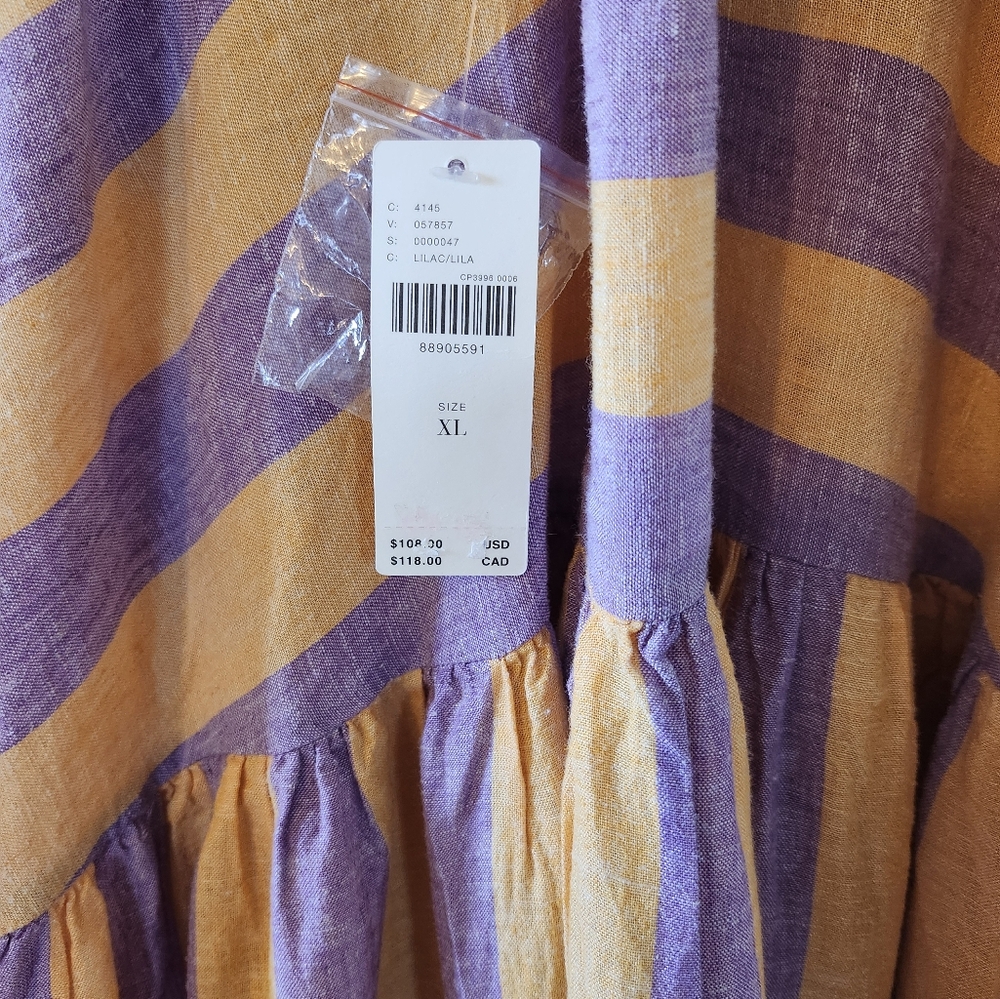 NWT Anthropologie By Anthropologie Grommet Halter Maxi Dress Women's Size XL - Picture 8 of 9